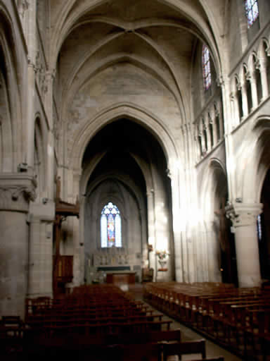 Inside the Church at Auvers-sur-Oise